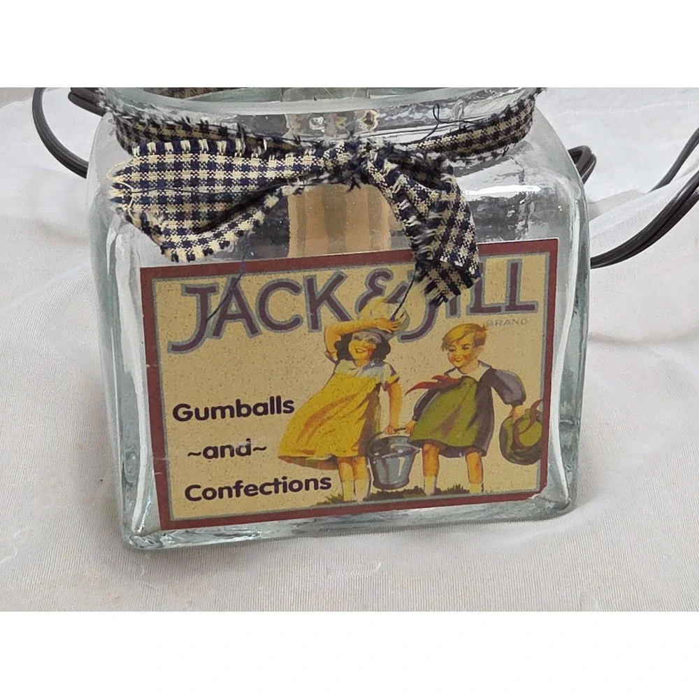 Working Jack & Jill Gumballs and Confections Night Light Lamp‎ Vtg